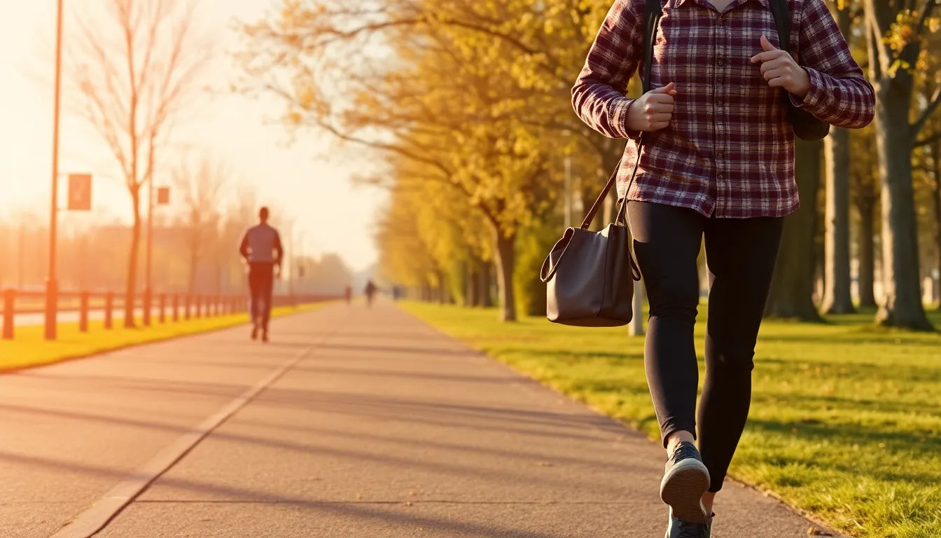 Promenader som nyckeln till att lindra diskbråck: din väg till smärtfri rörelse - Illustration