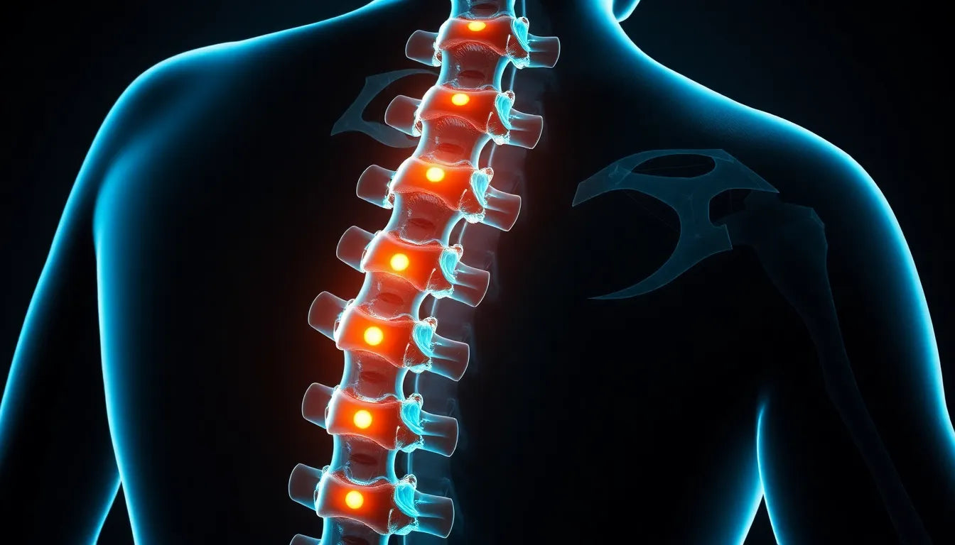 Spondylos: förstå orsakerna och lindra smärtan effektivt - Illustration